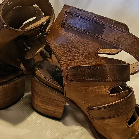 Freebird Brown FB Quail Sandals with Adjustable Straps Womans 7 - Picture 4 of 10